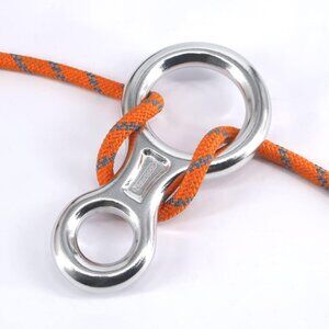 High quality eight-shaped ring descender Carabiner for rock Outdoor climbing